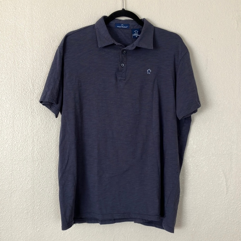 Simply Southern Gray Polo Shirt, XL